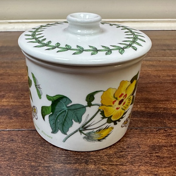 portmeirion gossypium barbadense Flower Lidded Bowl Barbados lidded - Picture 2 of 7